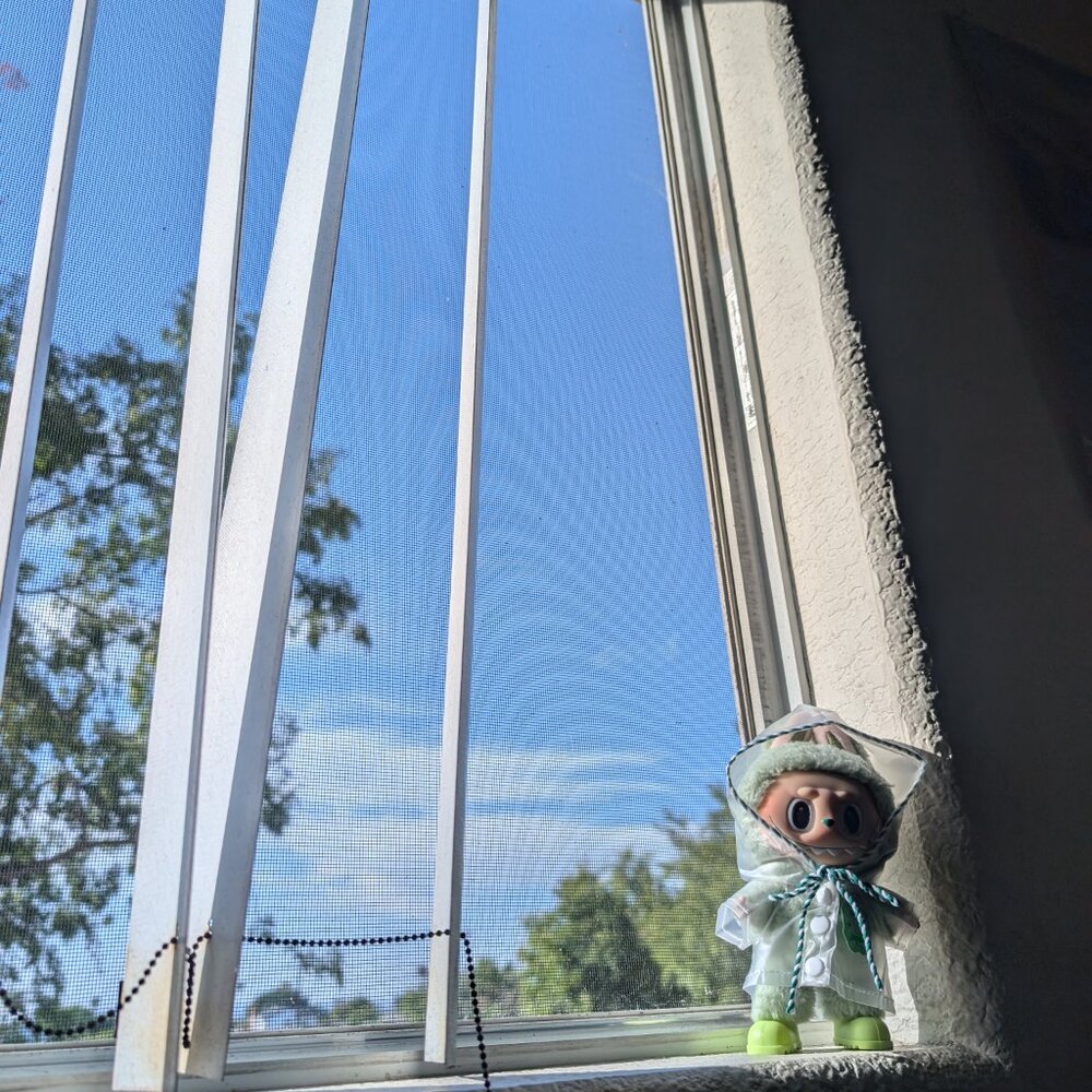 Mini Keroppi Raincoat & Rain Boots - Labubu Doll Clothes | Tiny Fashion - Picture 12 of 14